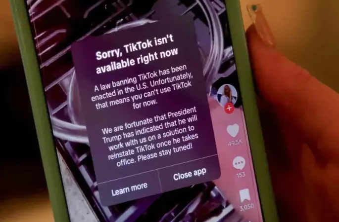 TikTok ABD’de erişime kapatıldı