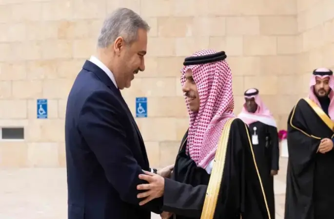 Bakan Fidan, Suudi Arabistan Dışişleri Bakanı Al Suud ile görüştü