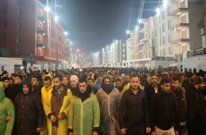 Hatay’da binlerce vatandaş sessiz yürüyüş gerçekleştirdi