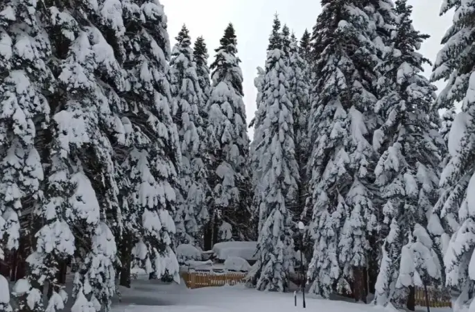 Uludağ’da kar kalınlığı 1 metreye yaklaştı
