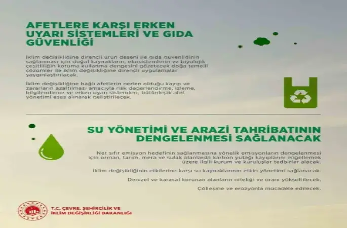 Türkiye’nin ilk "İklim Kanunu" geliyor