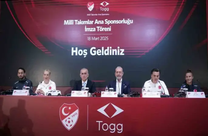 TOGG, Milli Takımlar ana sponsoru oldu