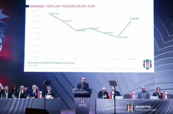 Beşiktaş’ın borcu: 15 milyar 65 milyon 312 bin 308 TL