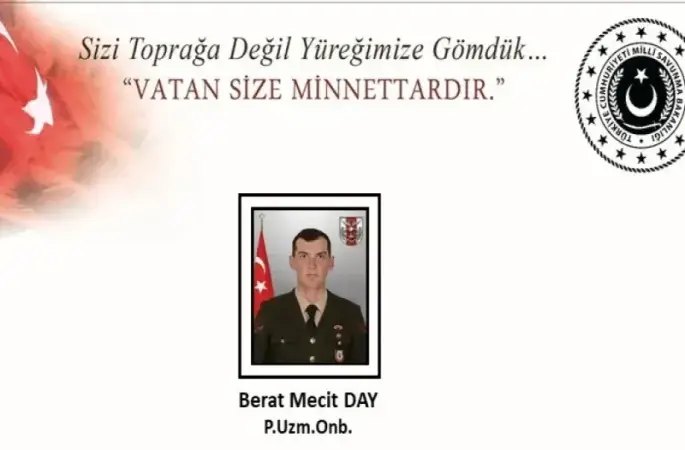 Pençe-Kilit operasyonu bölgesinde 1 asker şehit oldu