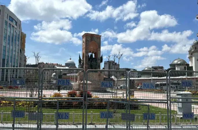Taksim’de 1 Mayıs nedeniyle güvenlik önlemi alındı