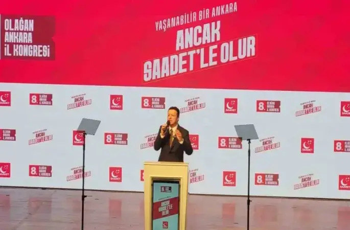 Saadet Partisi Genel Başkanı Arıkan: "Çözümünün adresi Ankara’dır, makam belli, Gazi Meclis’tir"