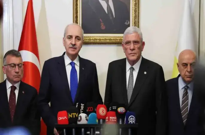 TBMM Başkanı Kurtulmuş, İYİ Parti Lideri Dervişoğlu’nu ziyaret etti