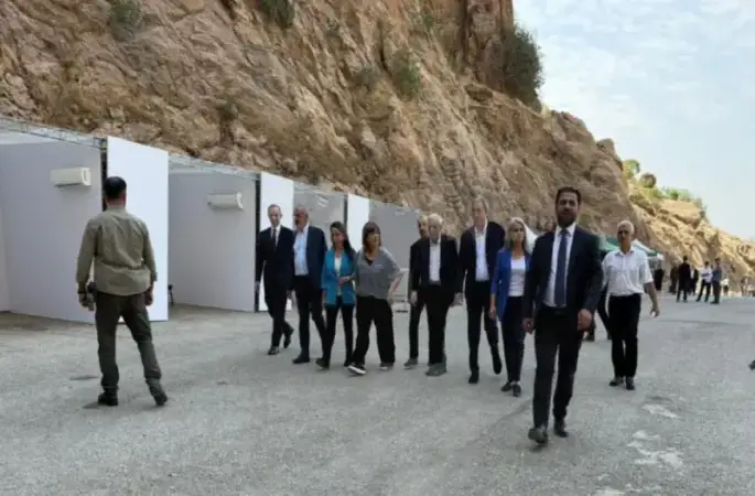 DEM heyeti, silah bırakma alanında