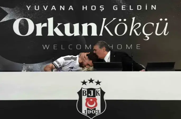 Beşiktaş, Orkun Kökçü ile sözleşme imzaladı
