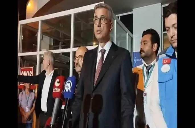 Sağlık Bakanı Memişoğlu deprem bölgesinde