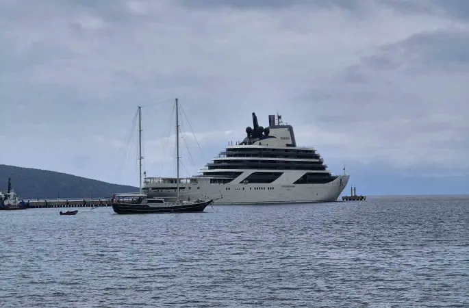 400 milyon avroluk gemi Bodrum’a geldi
