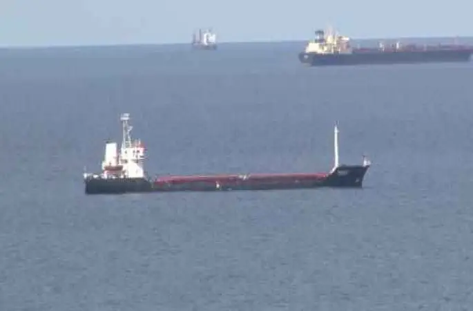 Ukrayna tahılını taşıyan gemi İstanbul Boğazı açıklarında