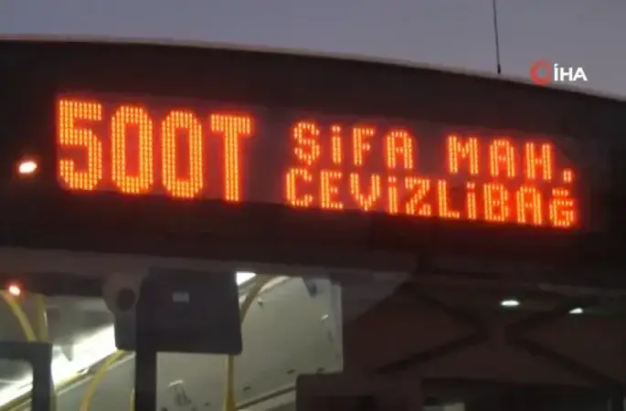 İstanbul’un iki yakasını birbirine bağlayan 500T otobüs hattının güzergahı kısaldı