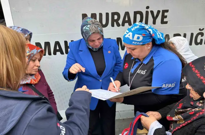 AFAD görevlileri kadınları deprem konusunda bilinçlendirdi
