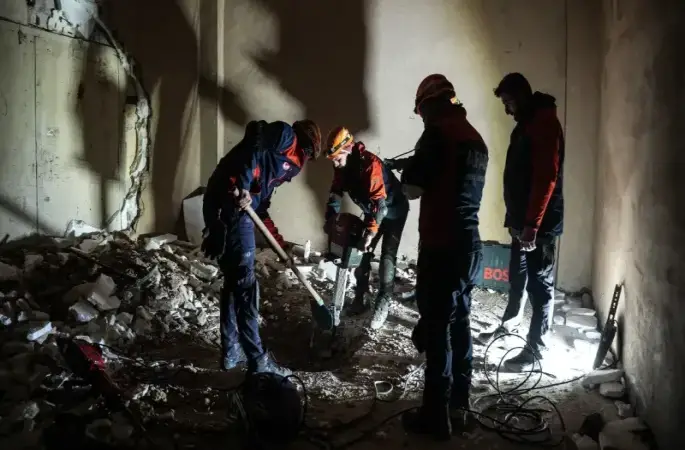 AFAD Sednaya Hapishanesi’nde arama faaliyetini tamamladı! Canlıya rastlanmadı