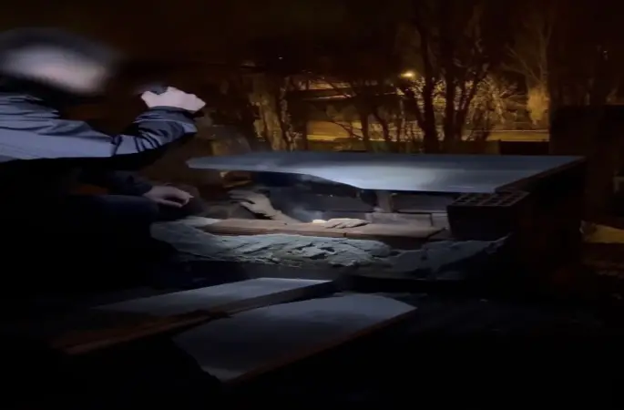 Ağrı’da baca içinde saklanan hükümlü yakalandı
