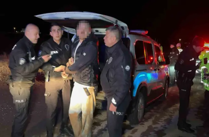 Aksaray’da film sahnelerini aratmayan kovalamaca kamerada
