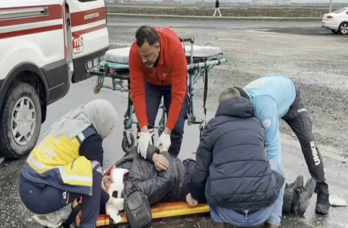 Aksaray’da otomobil ile motosiklet çarpıştı: 1 yaralı
