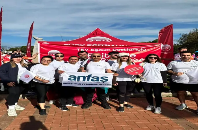 ANFAŞ çalışanları Runtalya’da eğitime destek için koştu
