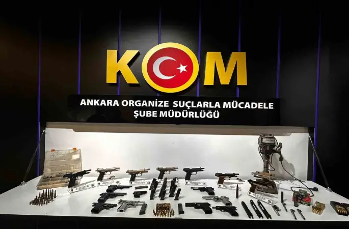 Ankara’da silah kaçaklığı operasyonunda gözaltına alınan 8 şüpheliden 4’ü tutuklandı
