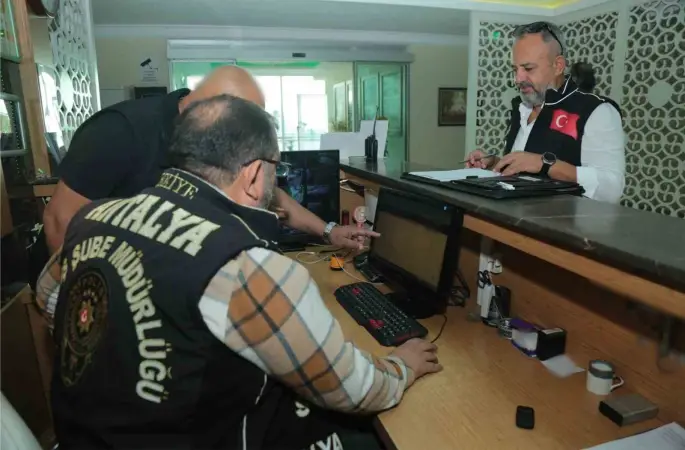 Antalya’da konaklama ve araç kiralama firmalarına eş zamanlı denetim
