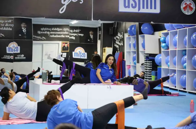 Antalyalılardan ücretsiz spor kurslarına ilgi
