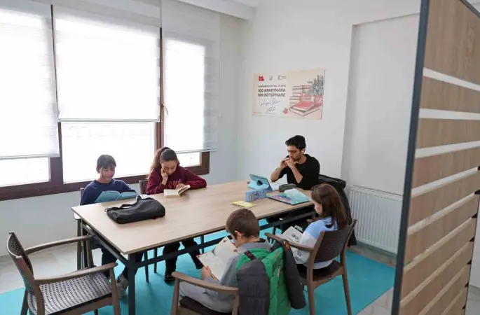 Apartman kütüphaneleri öğrencilerin adresi
