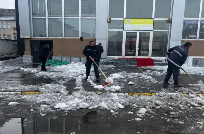 Arpaçay’da Ramazan temizliği
