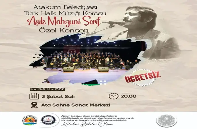 Aşık Mahzuni Şerif, Atakum’da anılacak
