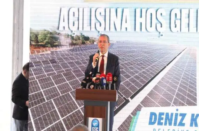 Eyüpsultan’da güneş enerjisi santrali açıldı
