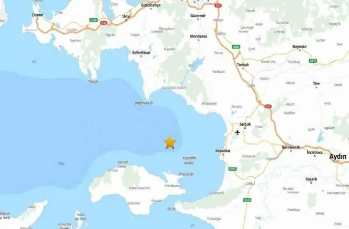 İzmir'de 3.9'luk deprem
