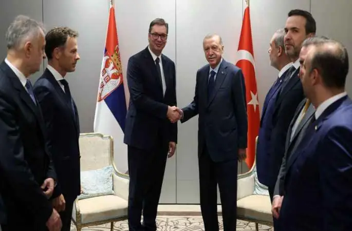 Erdoğan, Sırbistan Cumhurbaşkanı Vuçic ile görüştü