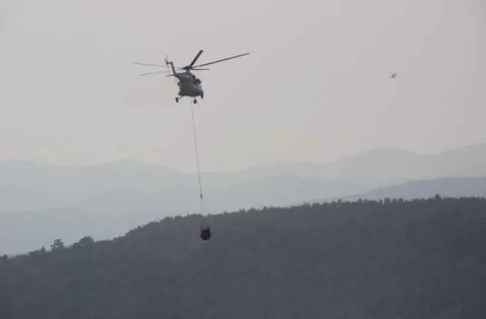 Alevlerle mücadele sürüyor