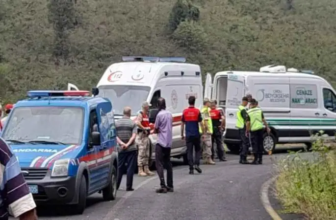 Ordu'daki kazada Cemile Sağlam, Mustafa Çakır ve Fatma Çakır hayatını kaybetti