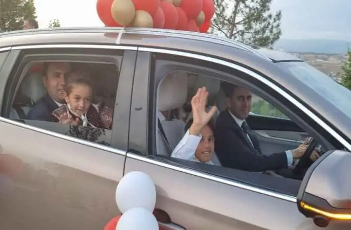 TOGG'lar sünnet çocukları için süslendi