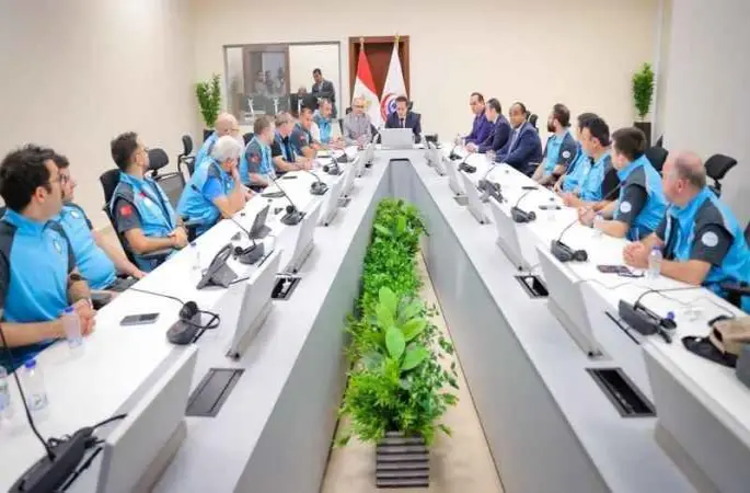 Fahrettin Koca: “20 kişilik sağlık personelimiz Mısır’a ulaştı”