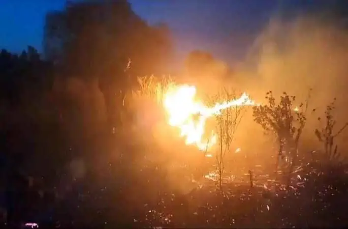 Edirne'de çiftçilerin yaktığı anızlar hava kirliliğine yol açıyor