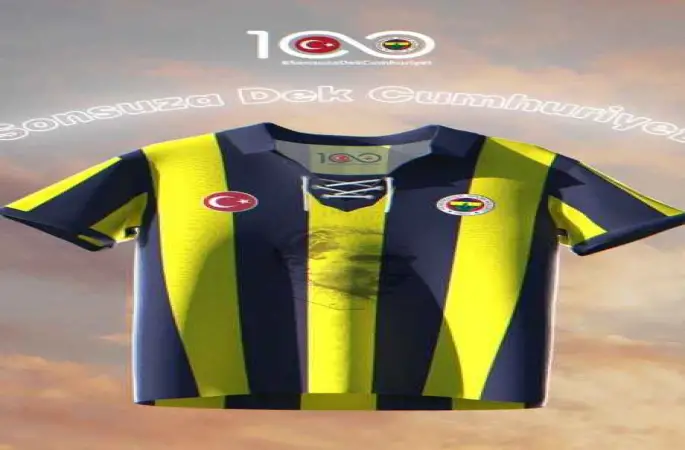 Fenerbahçe, 29 Ekim'de sahaya Cumhuriyet'in 100. yılına özel formayla çıkacak
