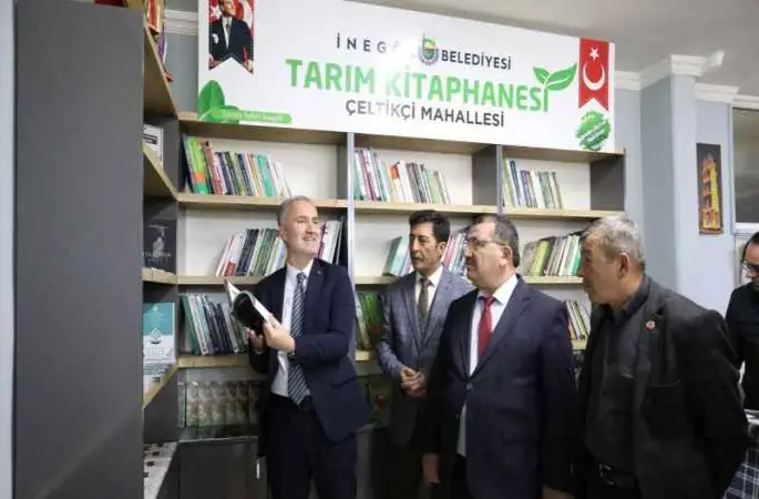 İnegöl’ün tarım kütüphanesi sayısı 2'ye çıktı