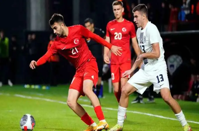 Hazırlık maçı: Türkiye U21: 1 - Slovenya U21: 1