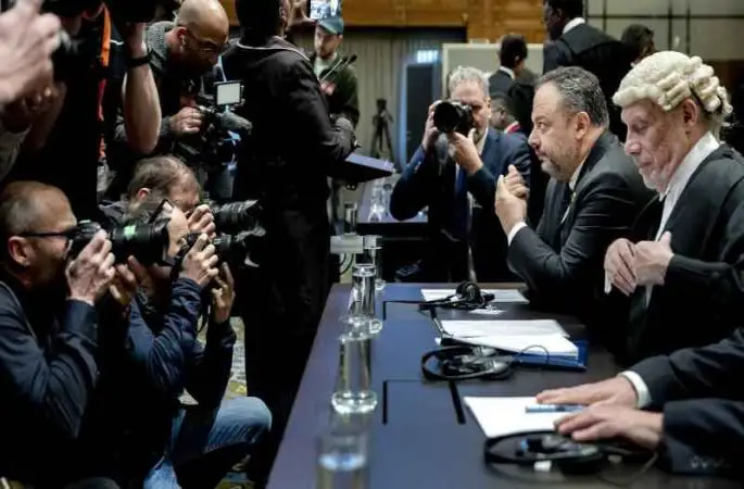 Katil İsrail soykırım davasında savunmasını yaptı