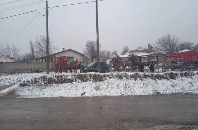 Edirne'de kar ve yağmur yağışı başladı