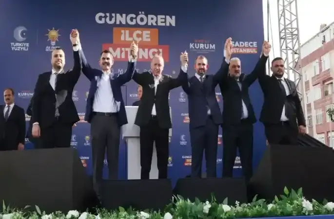 AK Parti son seçim mitingini gerçekleştirdi