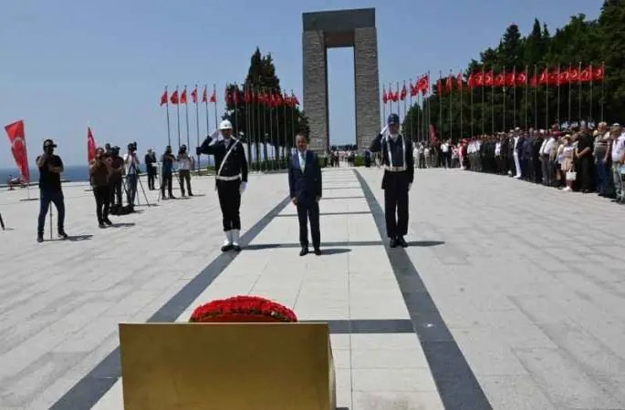 15 Temmuz şehitleri, Çanakkale ‘Şehitler Abidesi’nde anıldı