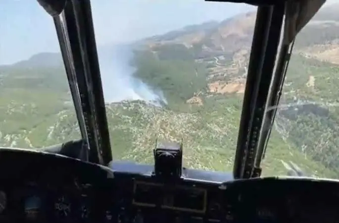 Bakan Yumaklı, Milas’taki yangının kontrol altına alındığını açıkladı