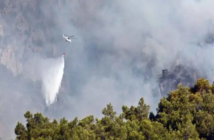 Kemer’deki orman yangınında 35’inci saat