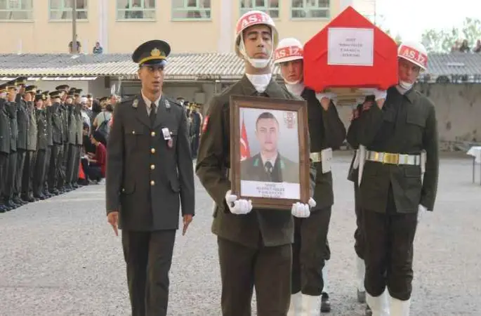 Edirne şehidi törenle Ankara’ya uğurlandı