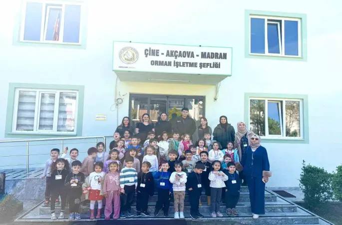 Aydın’da minik öğrencilere orman ve doğa sevgisi aşılandı
