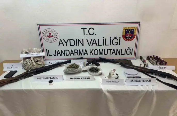 Aydın’da narkotik operasyonu
