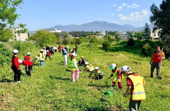 Aydın’da öğrenciler doğayla buluştu
